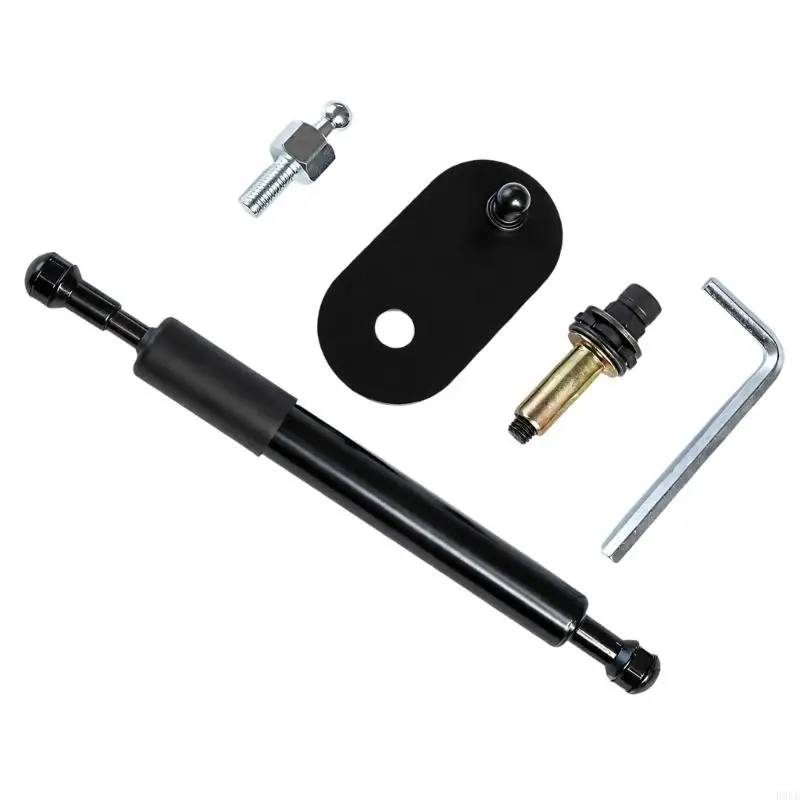 Pickup Truck Tailgate Assist Damper for F-Series, Steel Side-Mount Shock with Ball-Joint Coupling, Mounting Plate, and H9EE