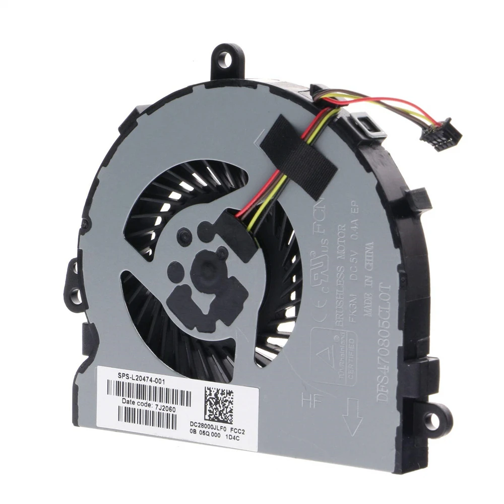 CPU Cooling Fan For HP 15-DA 15-DB 15-DI 15-DR 15Q-DX 15T-DS 250 255 256 G7