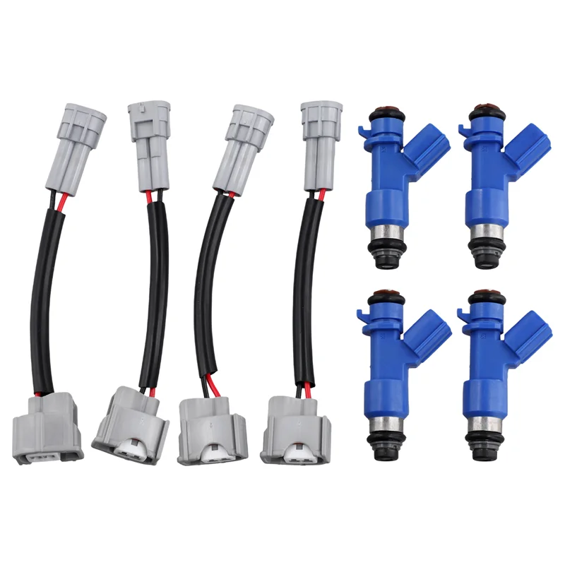 4PCS 16450-RWC-A01 New Fuel Injector Nozzle 410Cc For ACURA RDX RSX TSX INTEGRA HONDA CIVIC-M53K