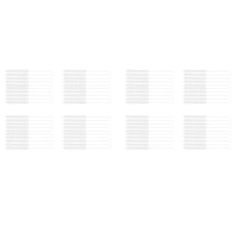 [Superx&KND]80 Pcs 10Mm Dia Chemistry Test Tube Bottle Nylon Washing Brush Tool White