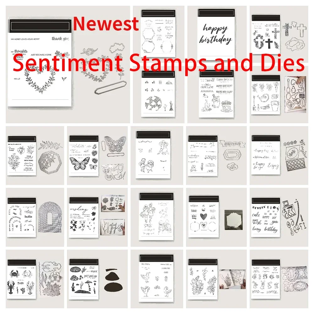 

New Moulds Birthday Sentiment Stamps Love Notes Fresh Brewed Letterboard Craft Metal Cutting Dies DIY Greeting Card Scrapbooking