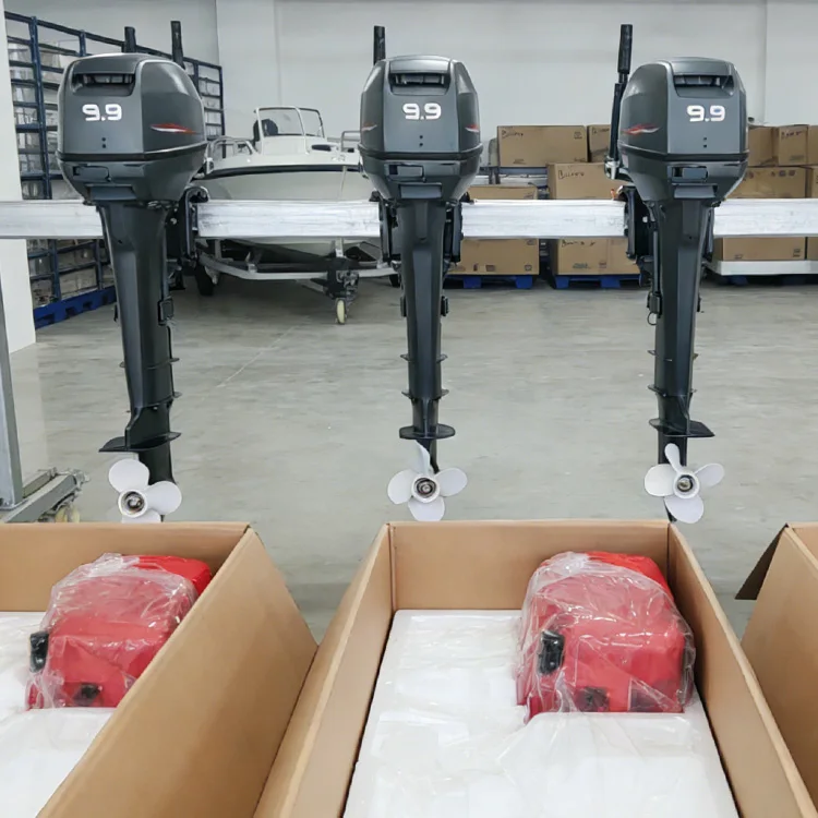 9.9HP 2-Stroke Boat Engine | Manual Tilt & Tiller Handle Control