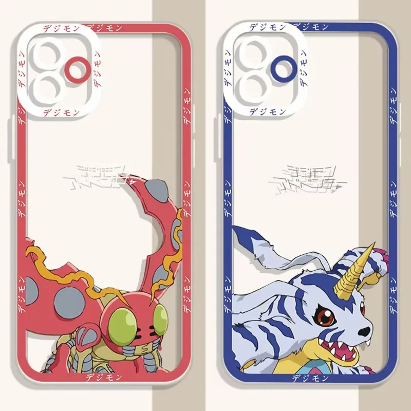 Digimon Adventure Anime Phone Case For Samsung Galaxy S24 S23 S22 Ultra S21 S20 FE Note 20 10 Plus A15 A25 A35 A55 Silicone Capa