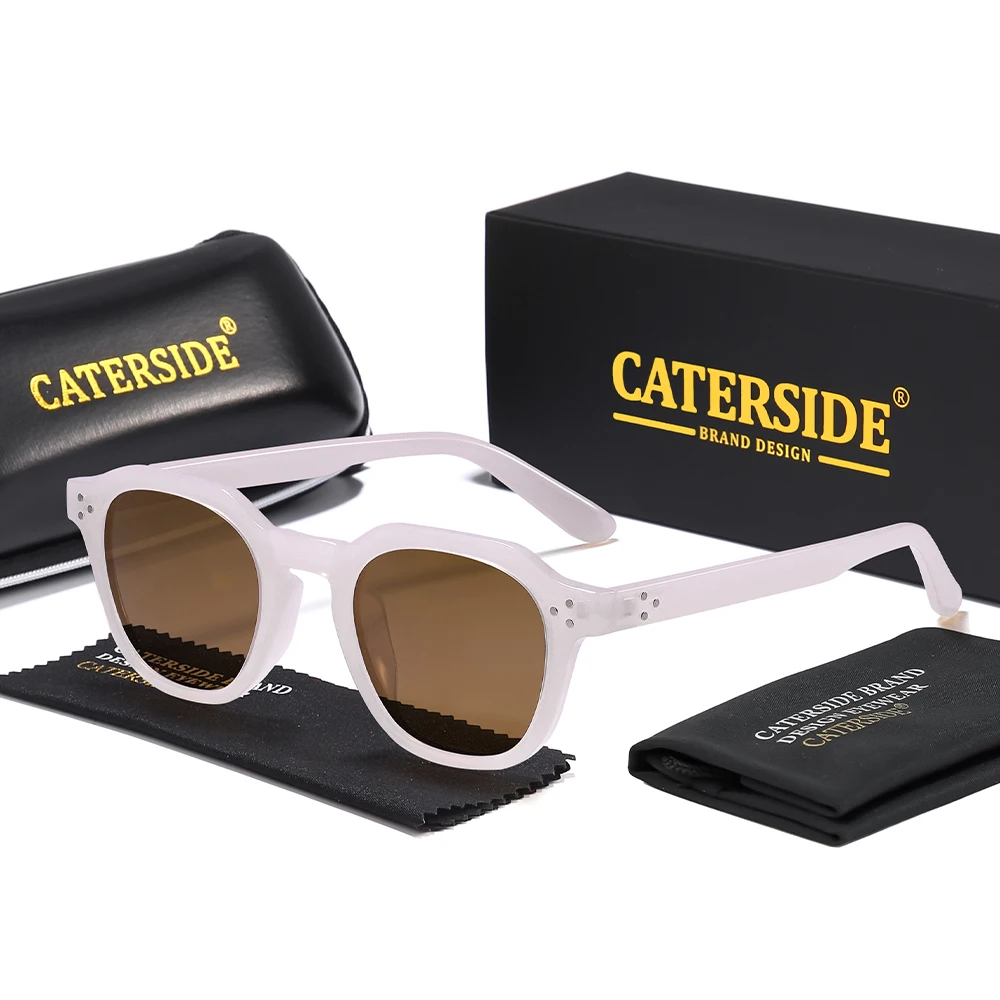 Lunettes de soleil polygonales rétro CATERSIDE 4