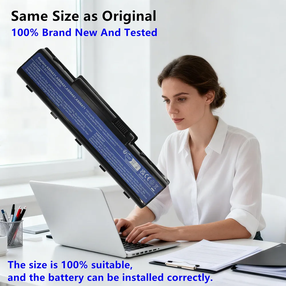 Laptop Battery for ACER AS09A31 AS09A41 AS09A51 AS09A61 AS09A71 AS09A73 AS09A75 AS09A90 AS09A56 5732 4732 5516 5517