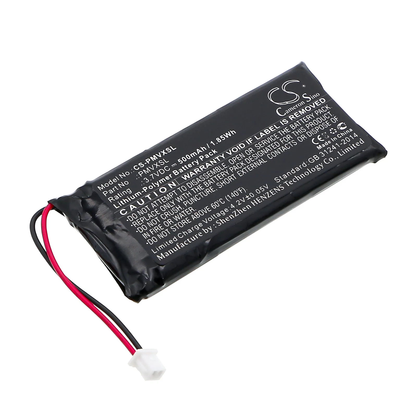 Batería de Polímero de Litio para PDA, Batería para Palm, 3.7V 500mAh, Modelos Compatibles: V, Vx, Nii, Viix, LE