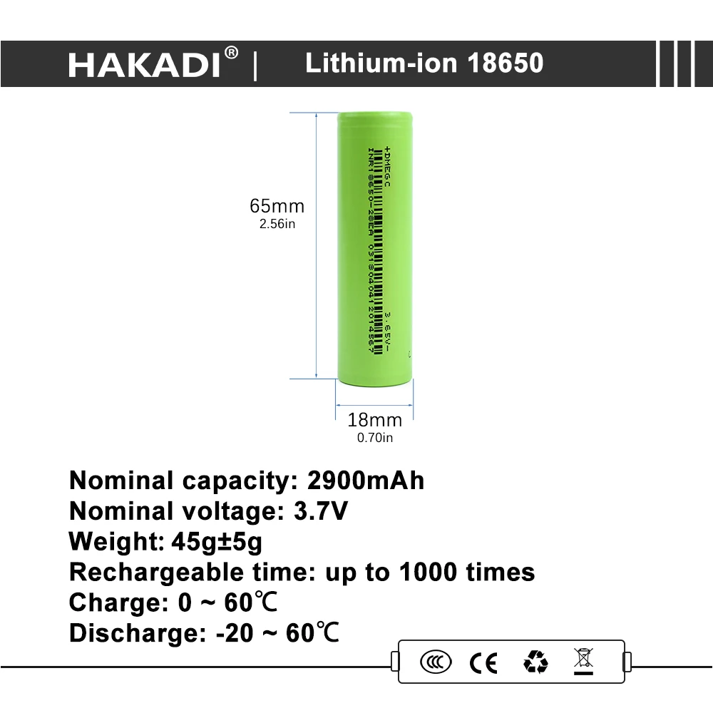 100 szt. 18650 3.7V 2600mah 2900mah 3000mah litowo-jonowe akumulatory NMC 3C wysoka szybkość rozładowania dla DIY układ słoneczny