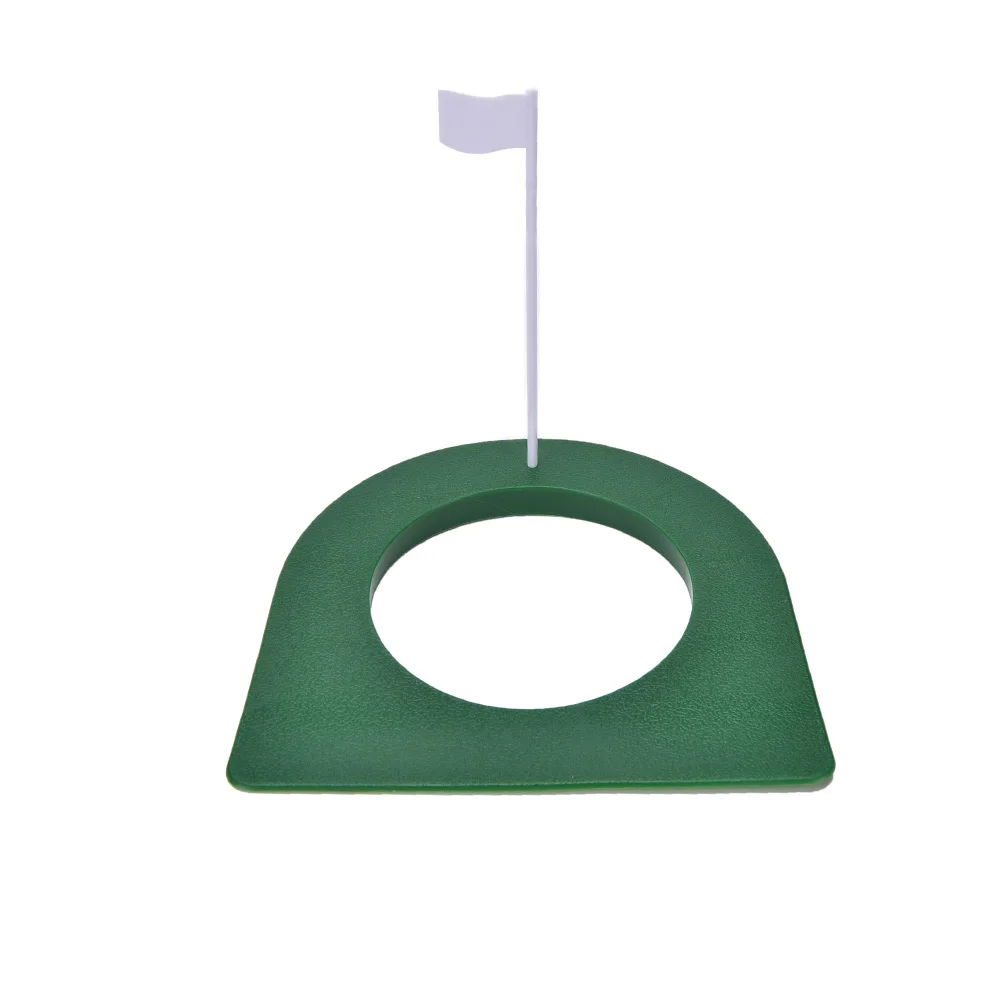 Tasse de pratique de Golf, avec trou réglable, drapeau blanc, pour l\'intérieur et l\'extérieur, aide à l\'entraînement de Putter, tasse de régulation,