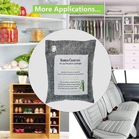 Two Bags Of Household Bamboo Charcoal Bag For Dehumidification Sterilization Deodorization Activated Natural Bamboo Charcoal Bag