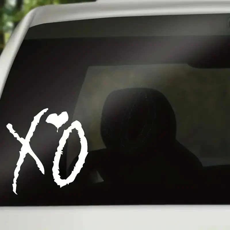 XO Stickers about XO Weekend Cuddle And Kiss Style, Personality Funny Car Stickers, Trunk Cover Car Stickers,For Cars, Trucks,