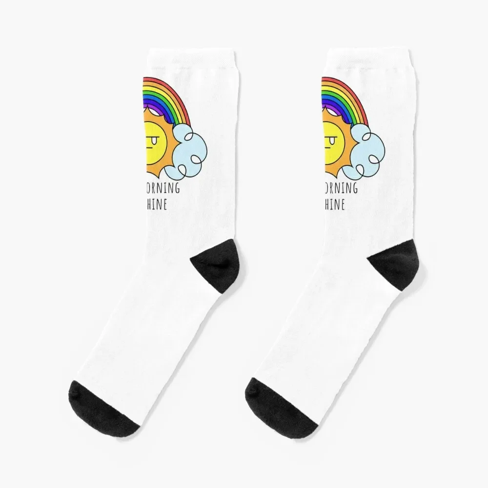 Good Morning Sunshine Socks sheer christmas gifts golf Men's Socks Women's