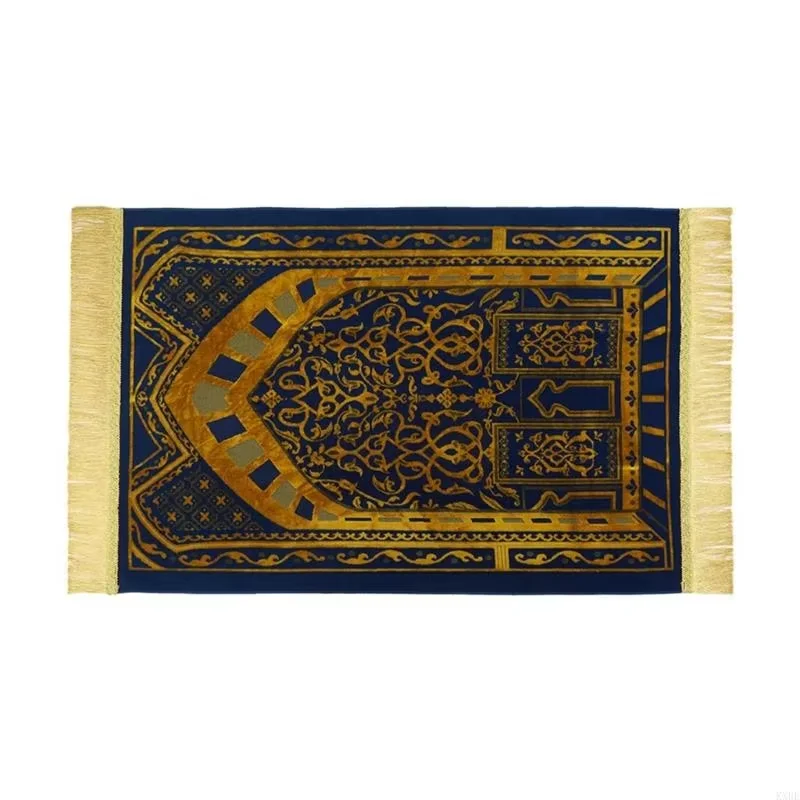 VIKAMA Prayer Mats Worships Blanket Worships Kneel Embossing Mat Nonslip Soft Portable Travel Prayer Rugs Ramadans