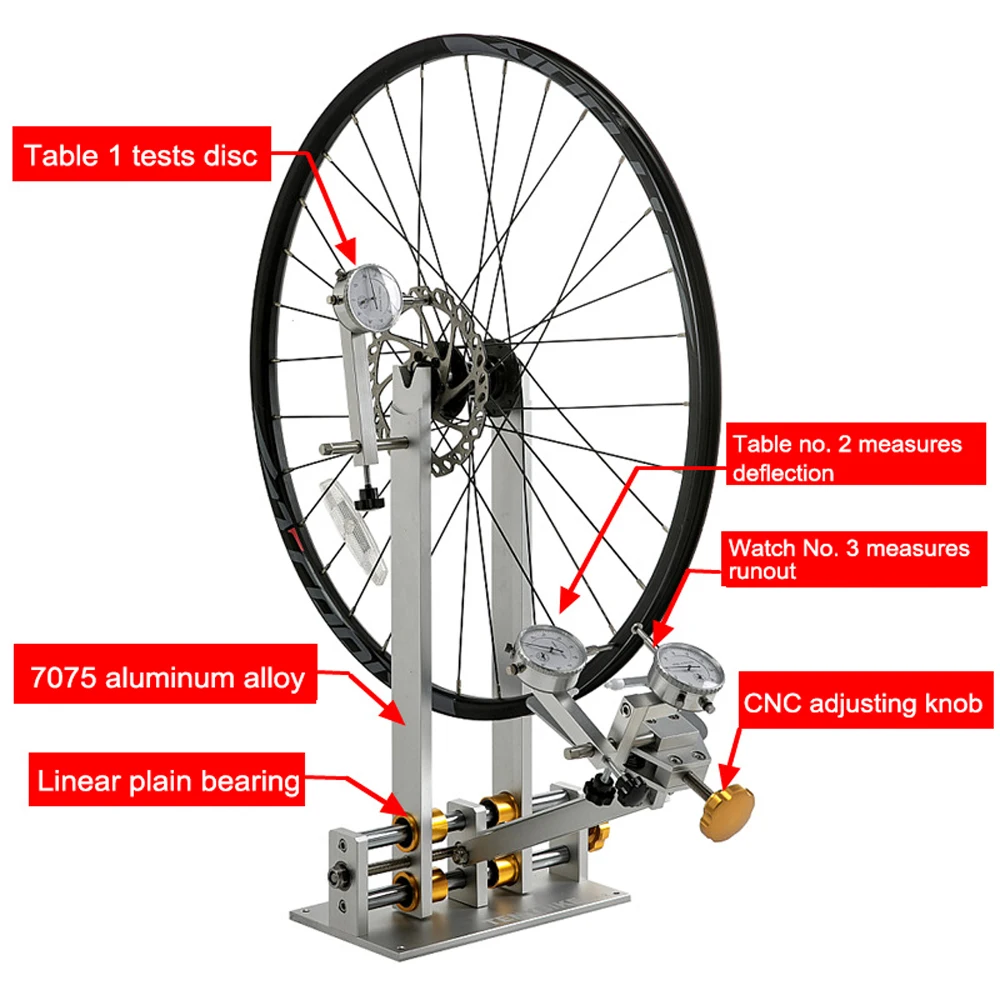 Bicycle Wheel Truning Stand MTB Road Bike Wheel Repair Tools Rims Correction Stand Bicycle Calibration Stand