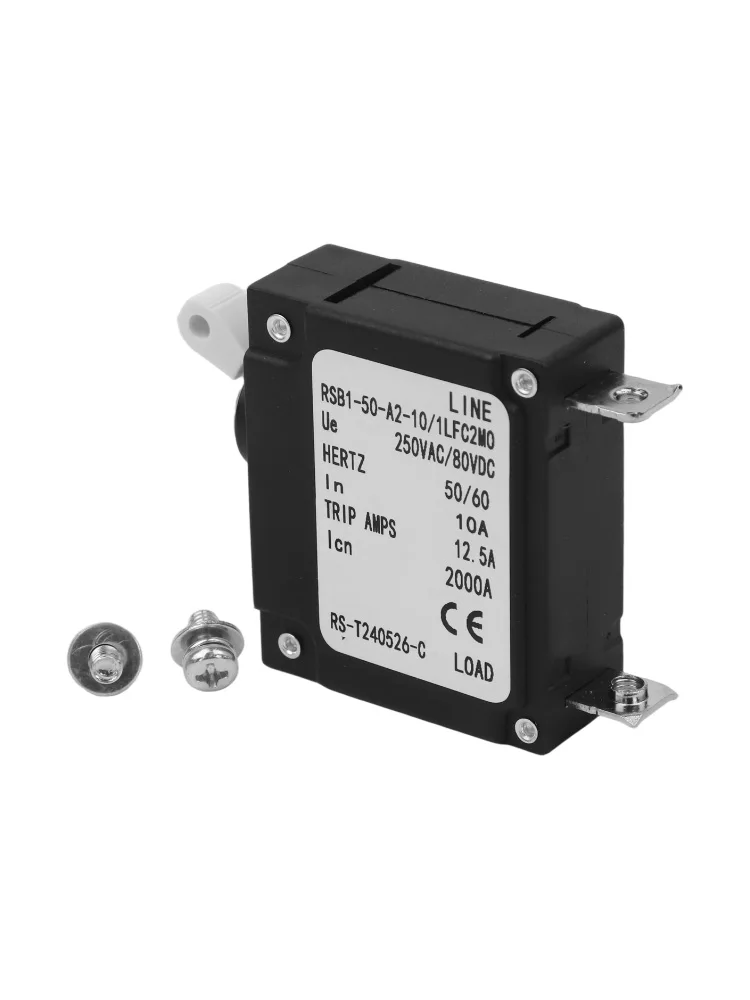 Sophisticated Hydraulic Electromagnetic Circuit Breaker with Integrated Short Circuit Protection Feature at 2000A Capacity