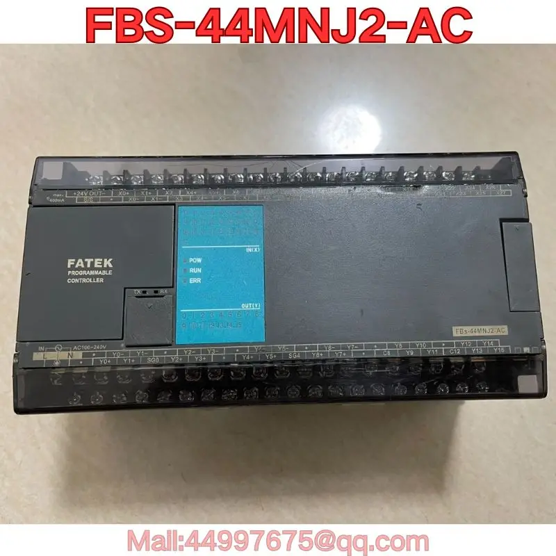 

Second-hand FBS-44MNJ2-AC PLC controller functional test is normal