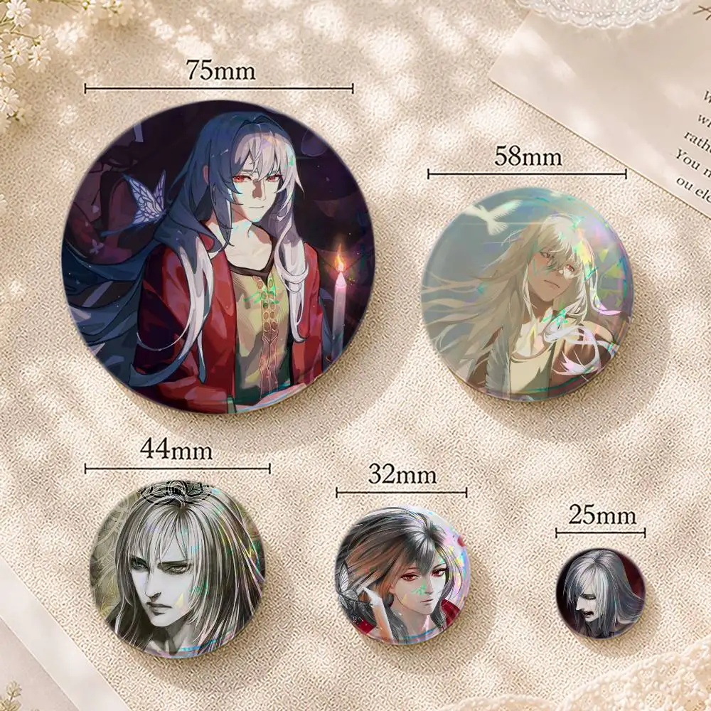 Michel T-The House In Fata Morgana Brooches Cartoon Badge Pins Backpack Hat Accessories Friend Gift