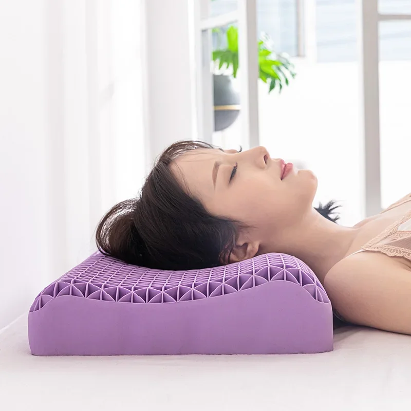 Pectin Pillow Memory TPE Pillow Neck Message Pillows High Orthopedic Shoulder Pain Protection Cervical  Almohadas Para Dormir