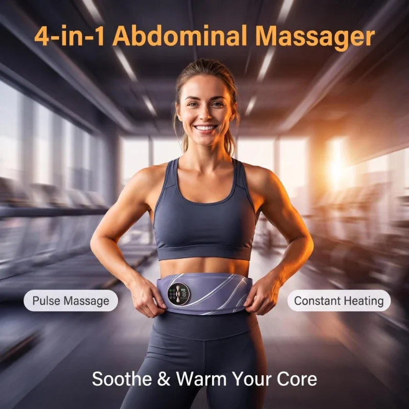 New Massage Belt Phototherapy Heating Application Waist and Abdominal Portable Sports Ems Fitness Equipment Body Building Device - view 2