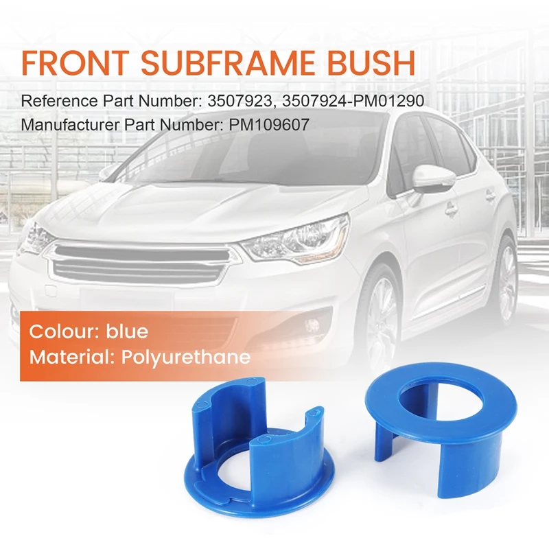 Car Front Subframe Bush Polyurethane Insert Kit Suspension Bushing For Volvo V70 II XC70 2000 Up To 2008