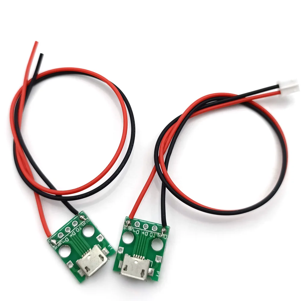 MICRO USB To DIP Adapter 5pin Female Connector Type-C PCB charging cable soldering board  Adapter Connector Module Board Panel