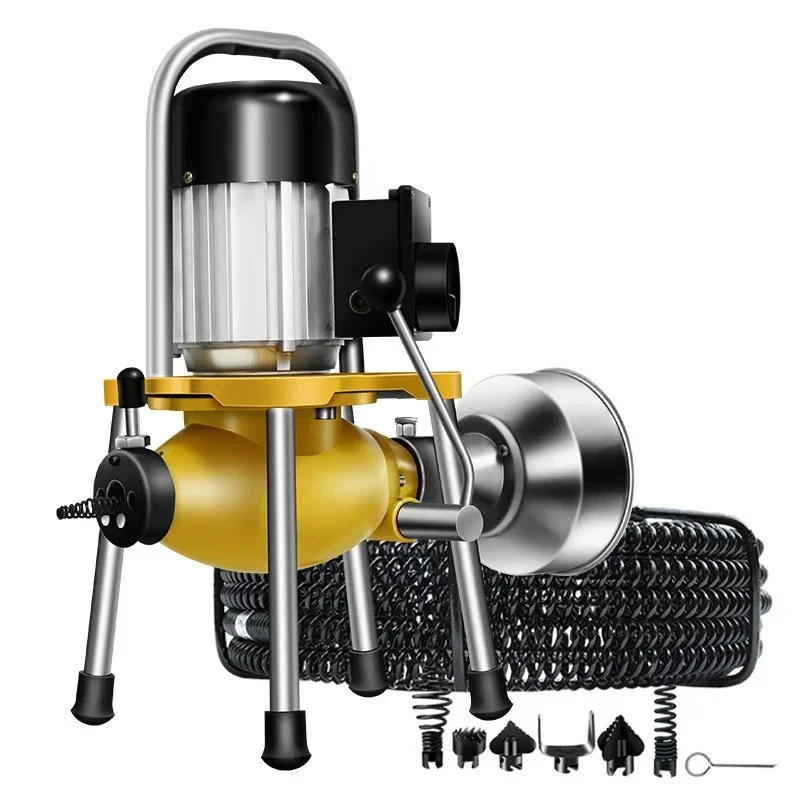 Electric Pipe Dredge Machine Household Drain Dredge Machine Professional Toilet Clogging Tool High-power Dredge Machine