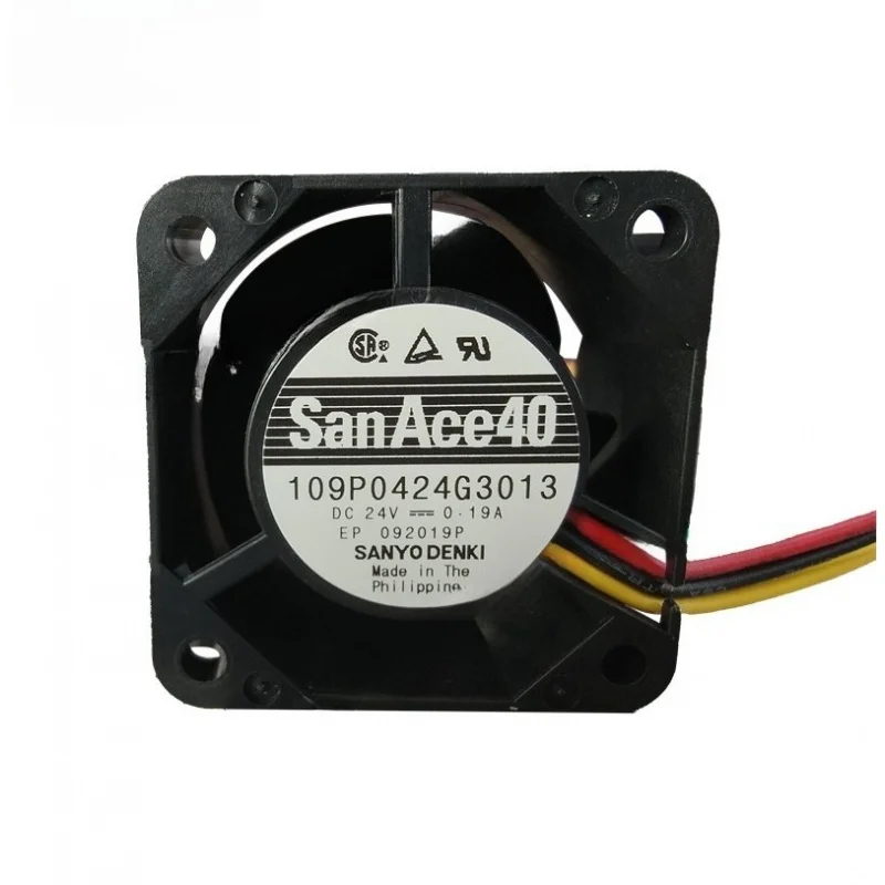 

Вентилятор охлаждения HTS SANYO Denki 109P0424G3013 SanAce, DC 24V 0.19A, 40*40*28 мм, 3-проводной, 1 шт.