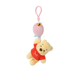 1piece Disney 13cm winnie the pooh the cute  Pooh Bear Plushies Stuffed Movie Anime Bag Pendant Key Chain toys cute animal toys