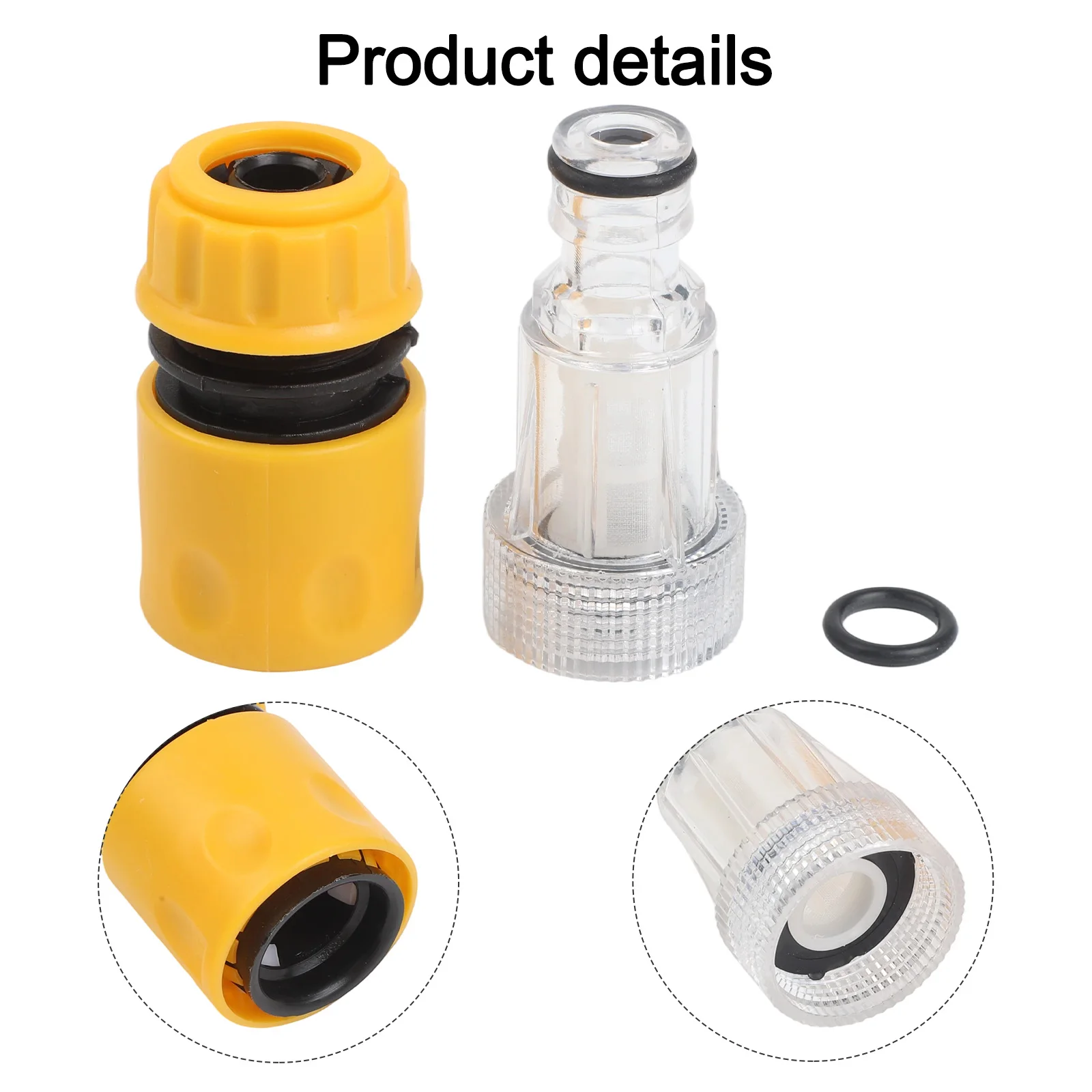 Assembly High Quality Kits New Connector Filter Fitting Garden Hose Parts Pipe Quick Tap 1 Set Accessories Adaptor