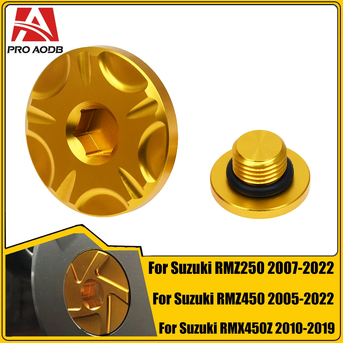 

Motorcycle Engine Timing Cover Timing Plug bolt For Suzuki RMX450Z 2010-2019 RMZ250 2007-2022 RMZ450 2005-2022 RM RMZ 250 450