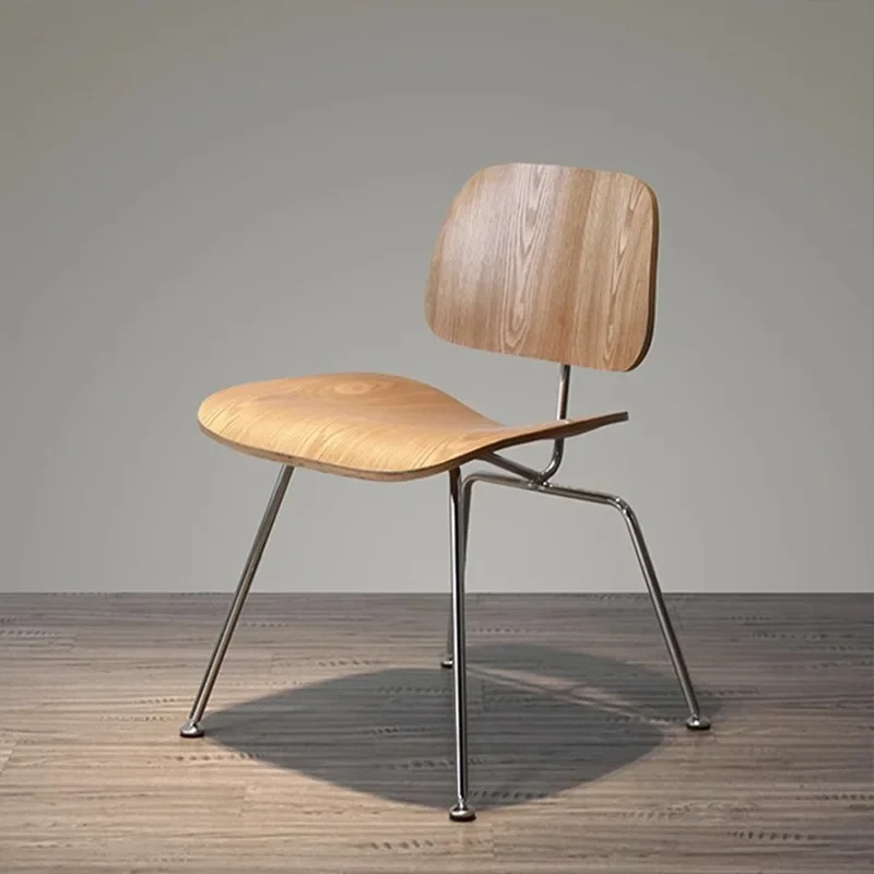 

Medieval chair Internet celebrity ins style retro designer solid wood desk home wabi wind cafe casual dining chair