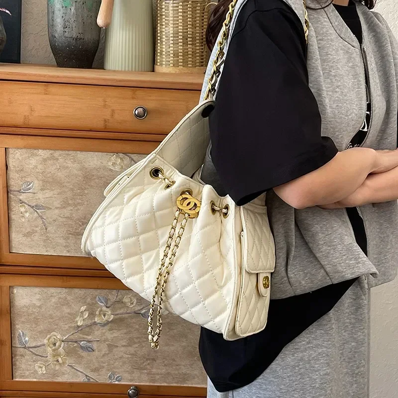 Tas Bahu Wanita Desainer Terkenal Kulit Asli Tas Selempang Tas Tangan Tote Merek Mewah Elegan