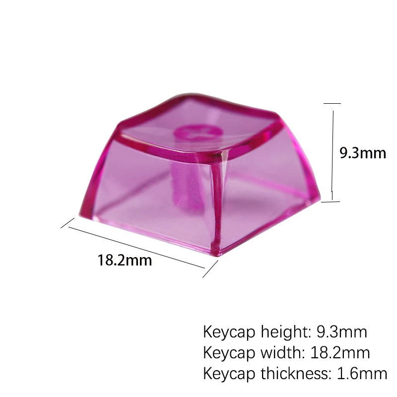 PC XDA 2 Keycaps Mechanical Keyboard Ball Caps Gamer Transparent Crystal Keycaps Mx Switches XDA 2 Height 9.3mm