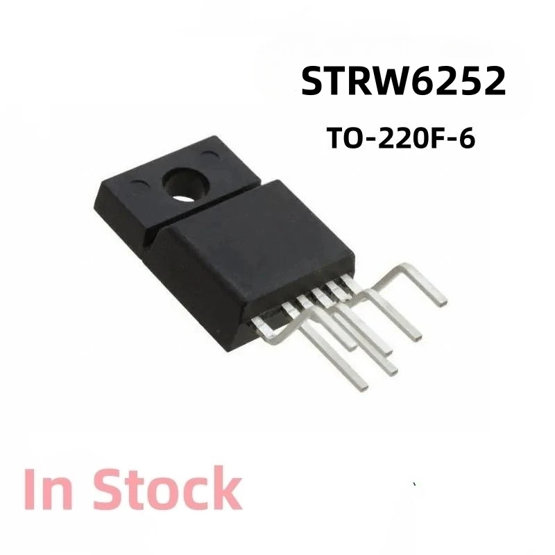 10PCS/LOT STRW6252 STR-W6252  W6252 TO-220F-6 Power Management Module In Stock