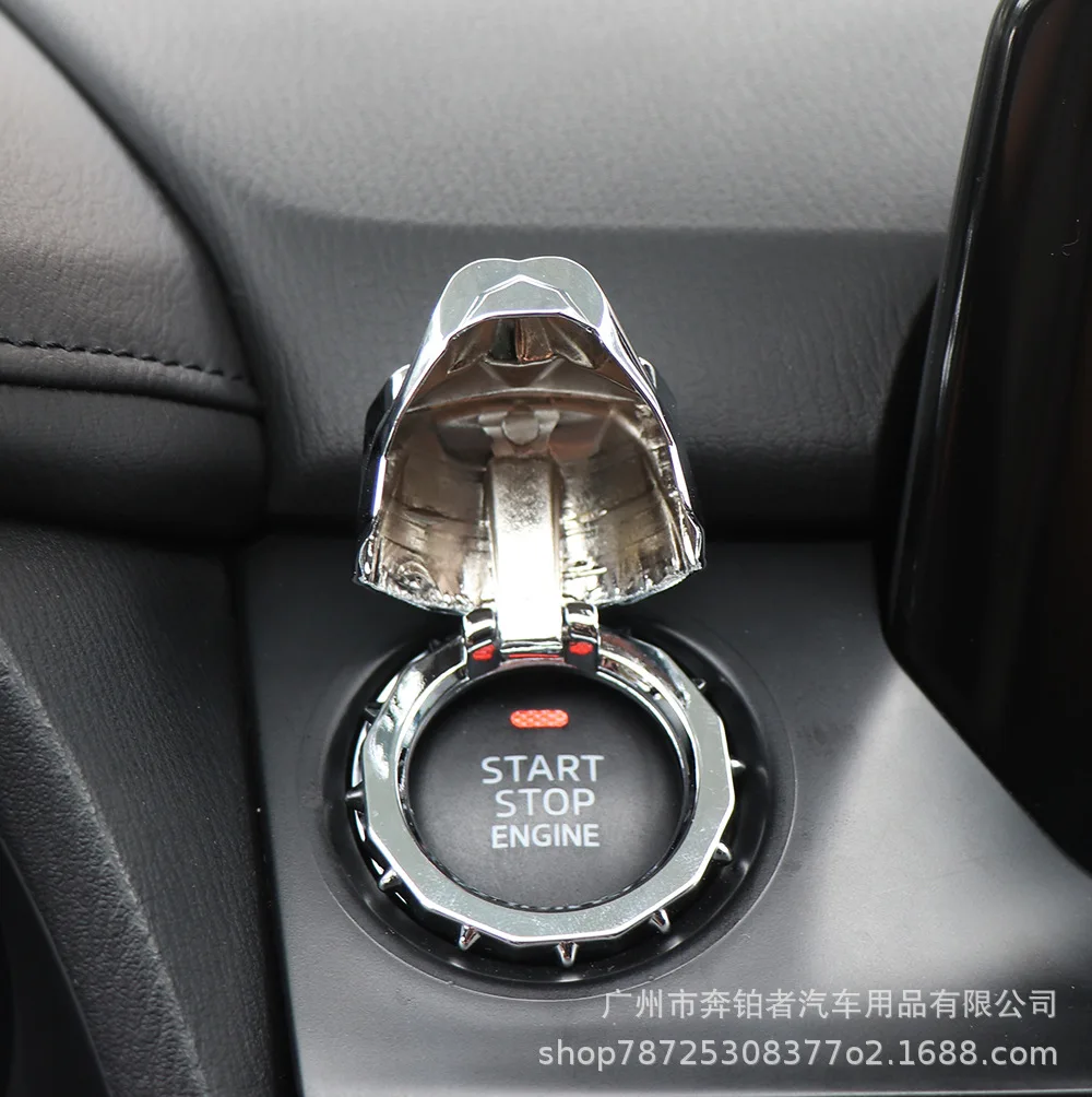 Car Decoration Domineering Bull Dog Engine Ignition Onekey Start Stop Push Switch Button Protective Auto Interior Accessories - Image 6