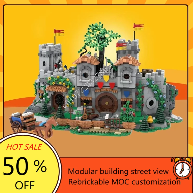 

2925 шт. MOC средневековый замок, модель-головоломка на заказ, указанная шира, техническое образование, набор для сборки «сделай сам», игрушки для детей, праздничные подарки