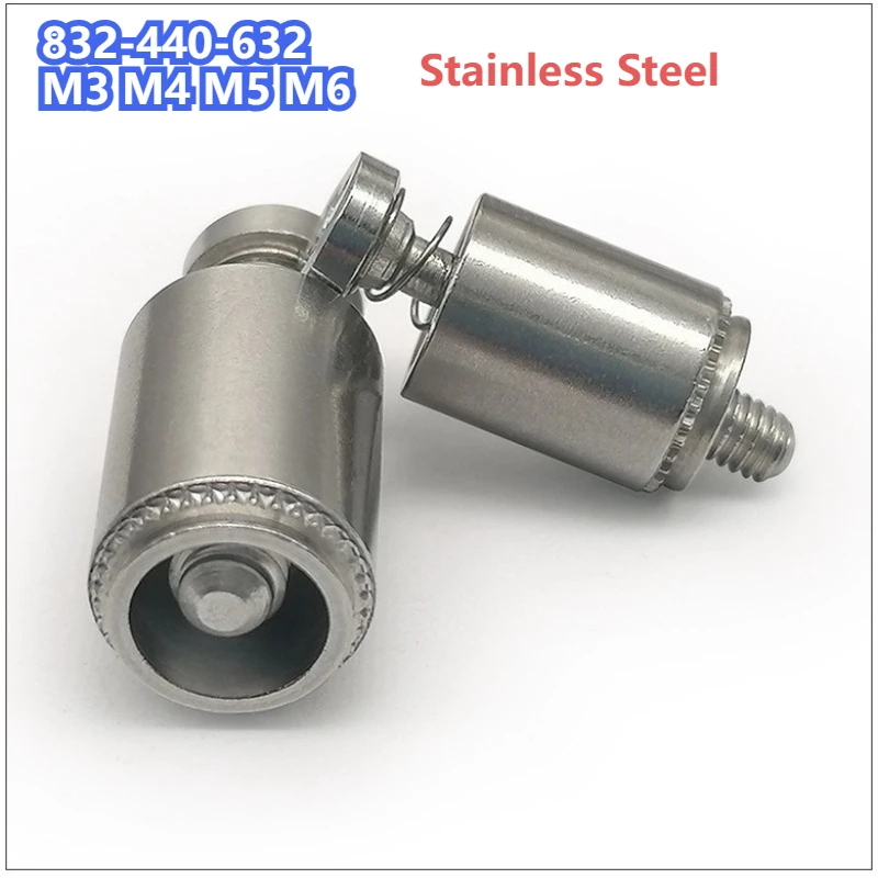 Vis de panneau captif en acier inoxydable croisé, boulon à ressort Non affleurant M3 M4 M5 M6 823 440 632 PFC2P, assemblages de ressorts Phillips