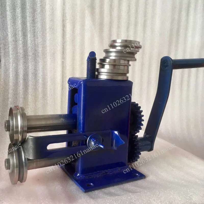 Iron sheet edge pressing machine Aluminum sheet pipe elbow  Bite starting machine Hand crank edge pulling machine