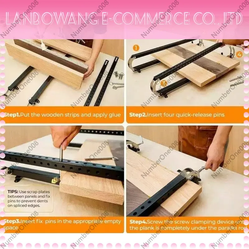 For 24 Panel Clip 2-Pack, Woodworking Splicing Panel Splint Tool