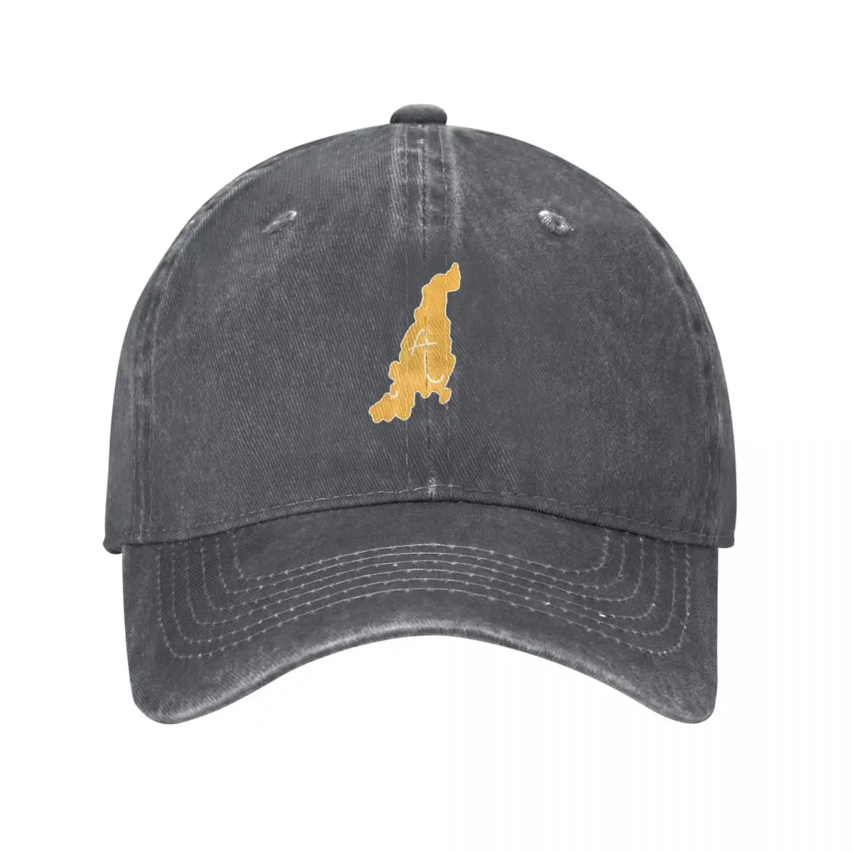 Aquidneck Island Orange Baseball Cap party Hat New In The Hat Beach Outing Ball Cap Ladies Men's