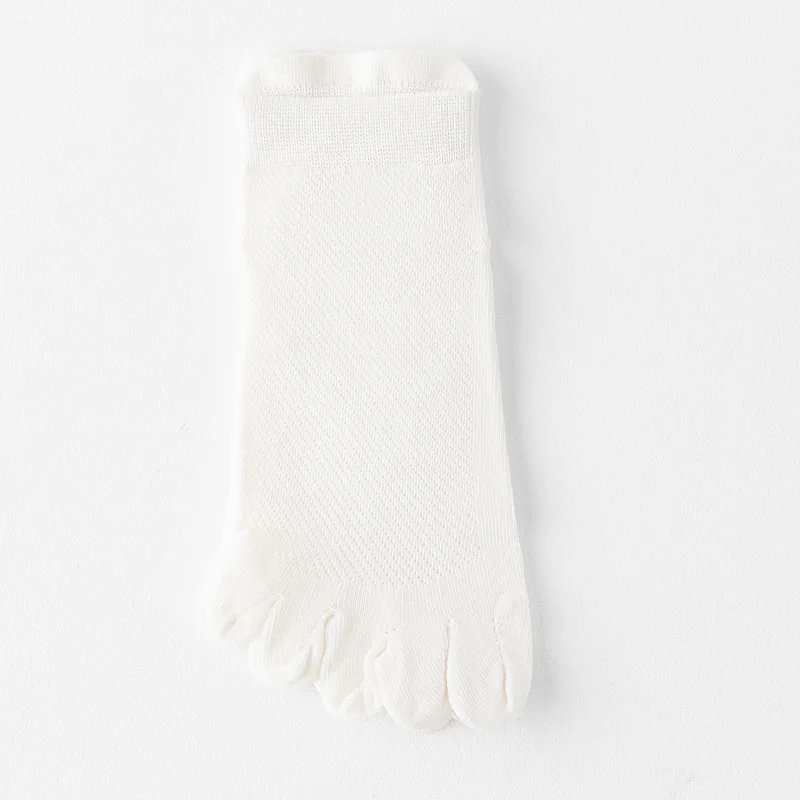 Men's Five-Toe Socks - Summer Pure Cotton Mesh, Thin & Breathable, Toe-Separating Boat Socks-INS Style