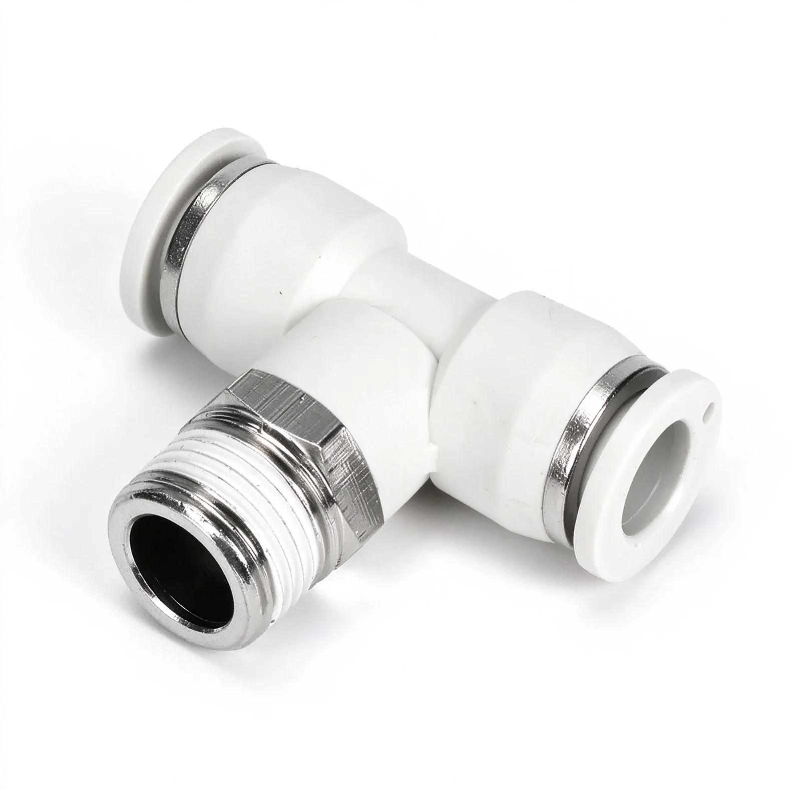 BPB Pneumatic 3 Way T Tee Fitting PB Push-in Quick Release Air Tube Connector PU Hose Fitting Pneumatic Compressor Accessories