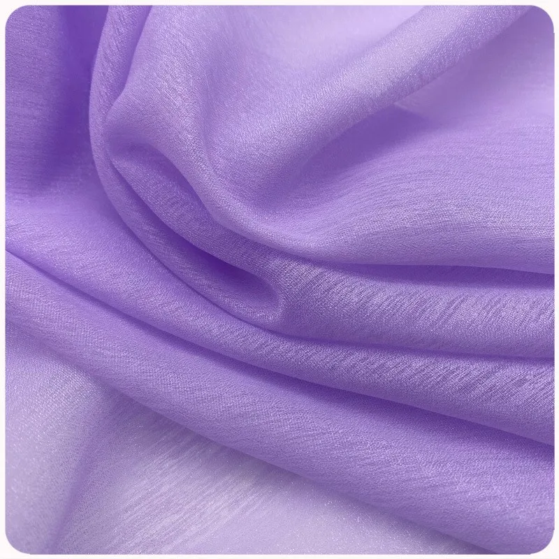 

Snowflake yarn glittering semi-transparent smooth Hanfu fabric skirt evening dress performance