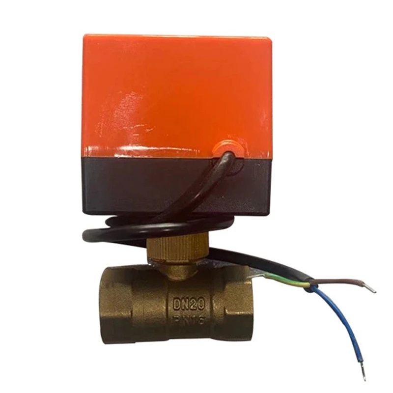 

Electric Actuator Electric Brass Ball Valve AC220V DN20 2-Way 3-Wire Automatic Control Globe Valve