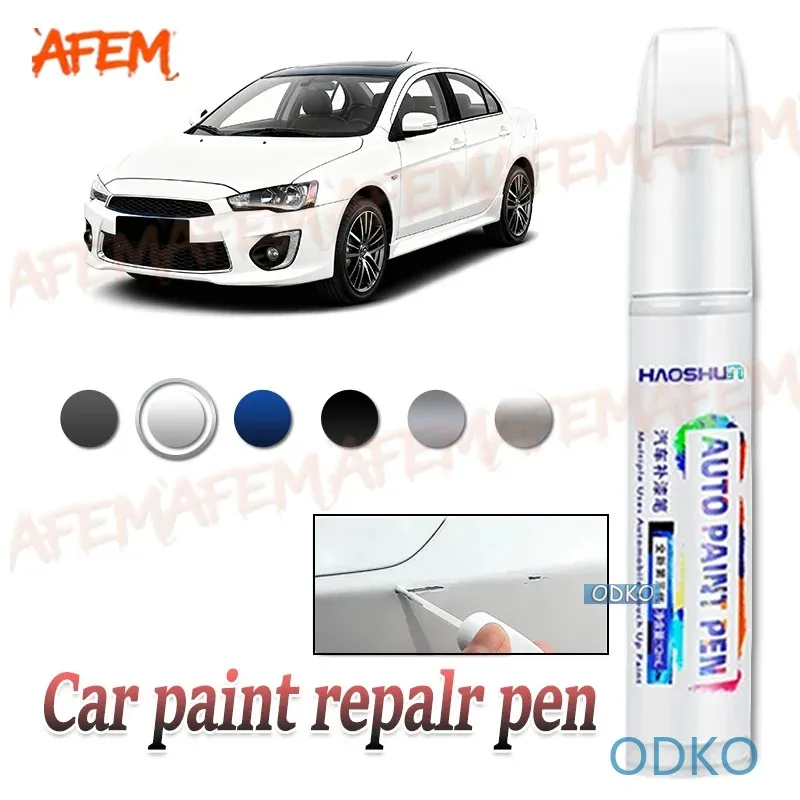 Car Paint Repair Pen For 1973-2017 Mitsubishi Lancer Paint Scratch Repair Accessories Silver A31 Blue Black X42 White W13