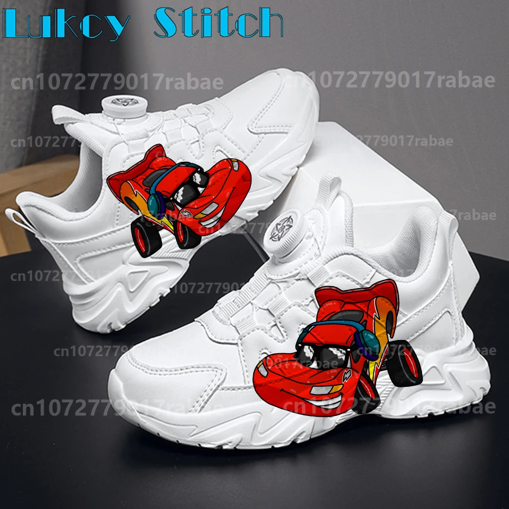 

Детская обувь с принтом «История игрушек», белая толстая подошва, детская обувь для мальчиков и девочек, водонепроницаемая повседневная обувь из искусственной кожи высокого качества с поддержкой свода стопы