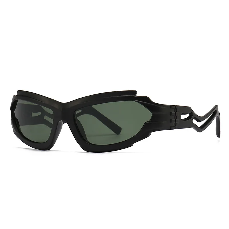 Neue Vintage Unregelmäßigen Katze Auge Frauen Luxus Sonnenbrille Mode Marke Designer Hohl Beine Mode Männer Shades UV400 Sonnenbrille – Detail 1