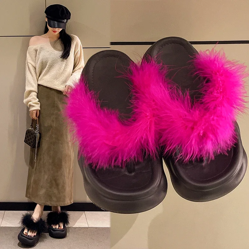 

Women's Slippers Platform Sole Maui Decoration Sponge Cake Base Flip Flops Dress Leisure Summer Sweet Trend Zapatillas De Mujer