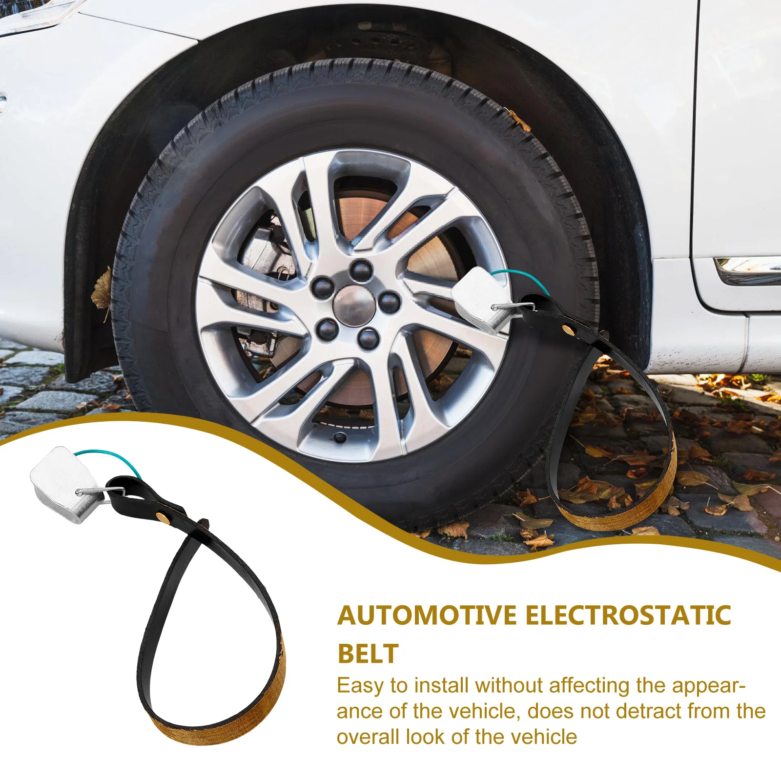 

Grounding Anti Static Wire For Vehicle Rubber Automotive Belt Easy Installation No Damage To Car Appearance Prevents