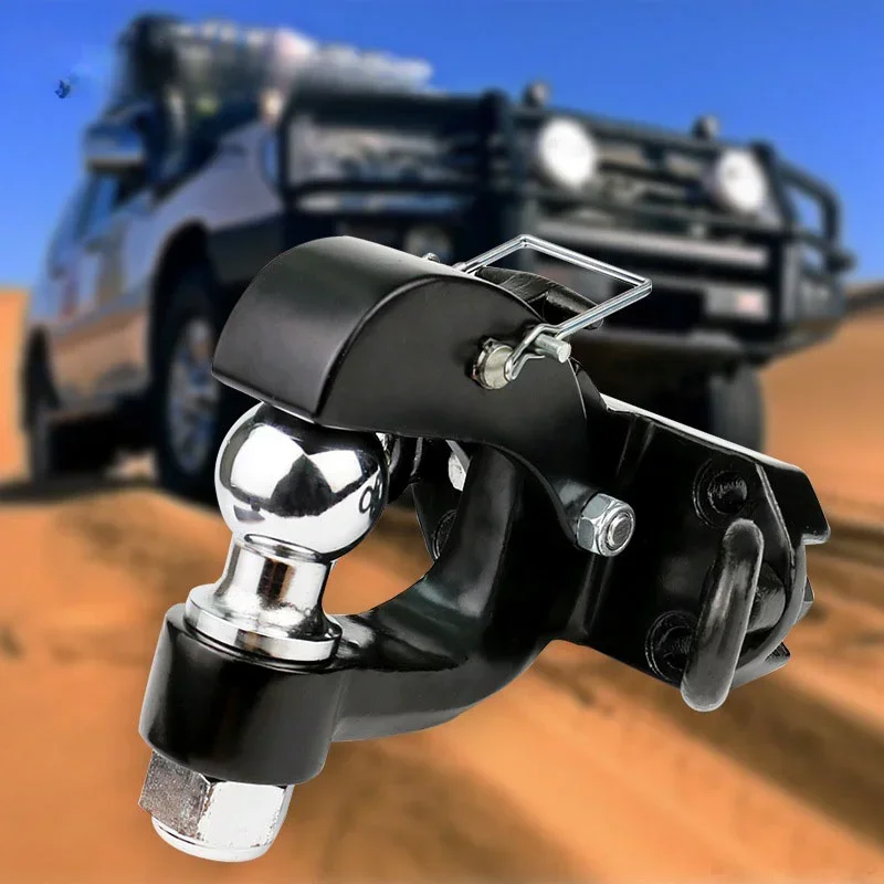 Trailer Hitch Ball Mount With Hook Towing For Vehicle Recovery Off-Road Anti-collision And Anti-Rear-End Off-Road Accessories