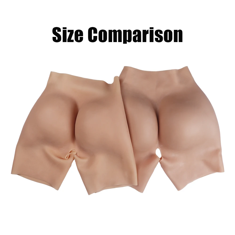 Fake Silicone Buttock for African Women Artificial 1.2cm Big Bum and Hips Enhancement Open Crotch Panties Lifting Shapewear